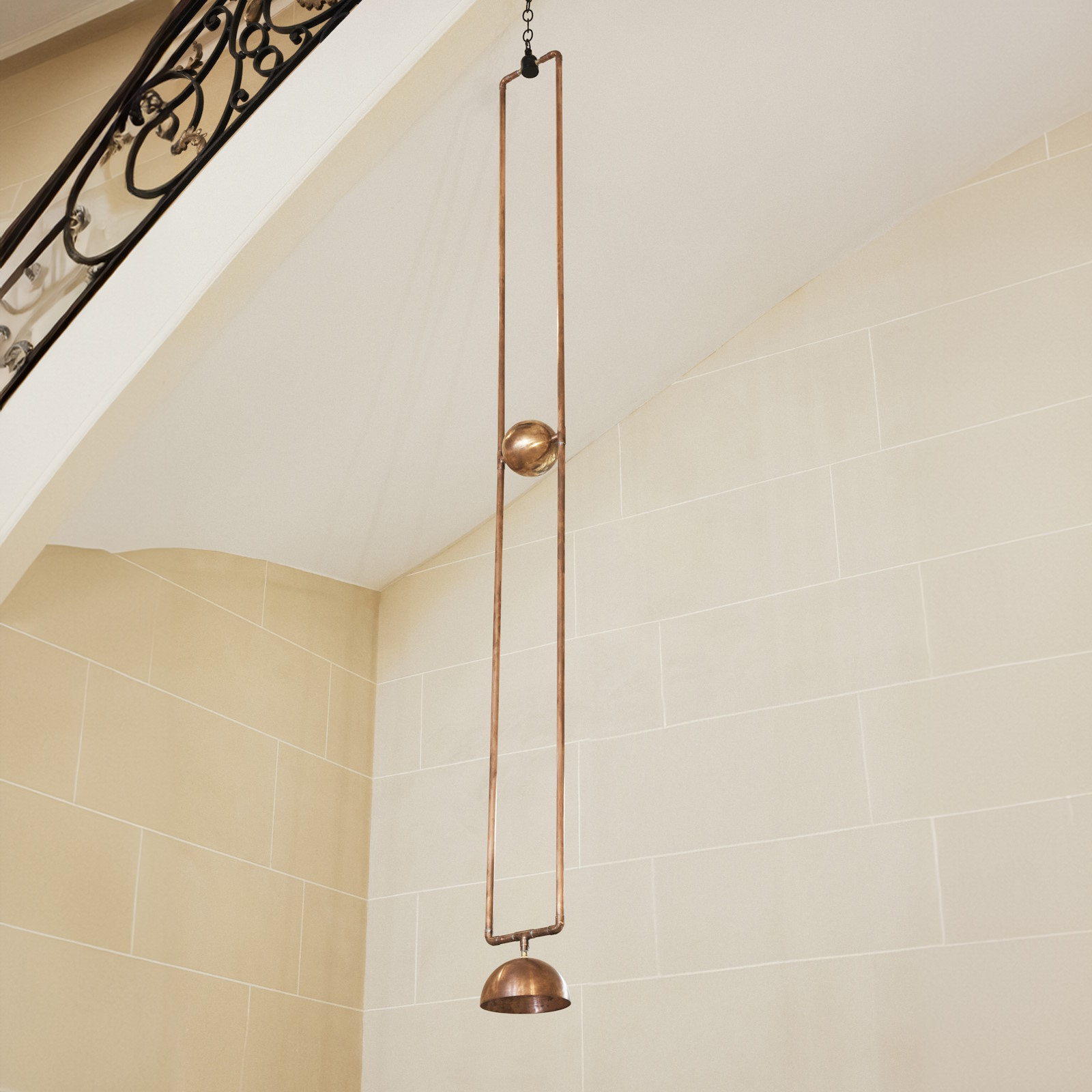 Maison hanging copper lamp