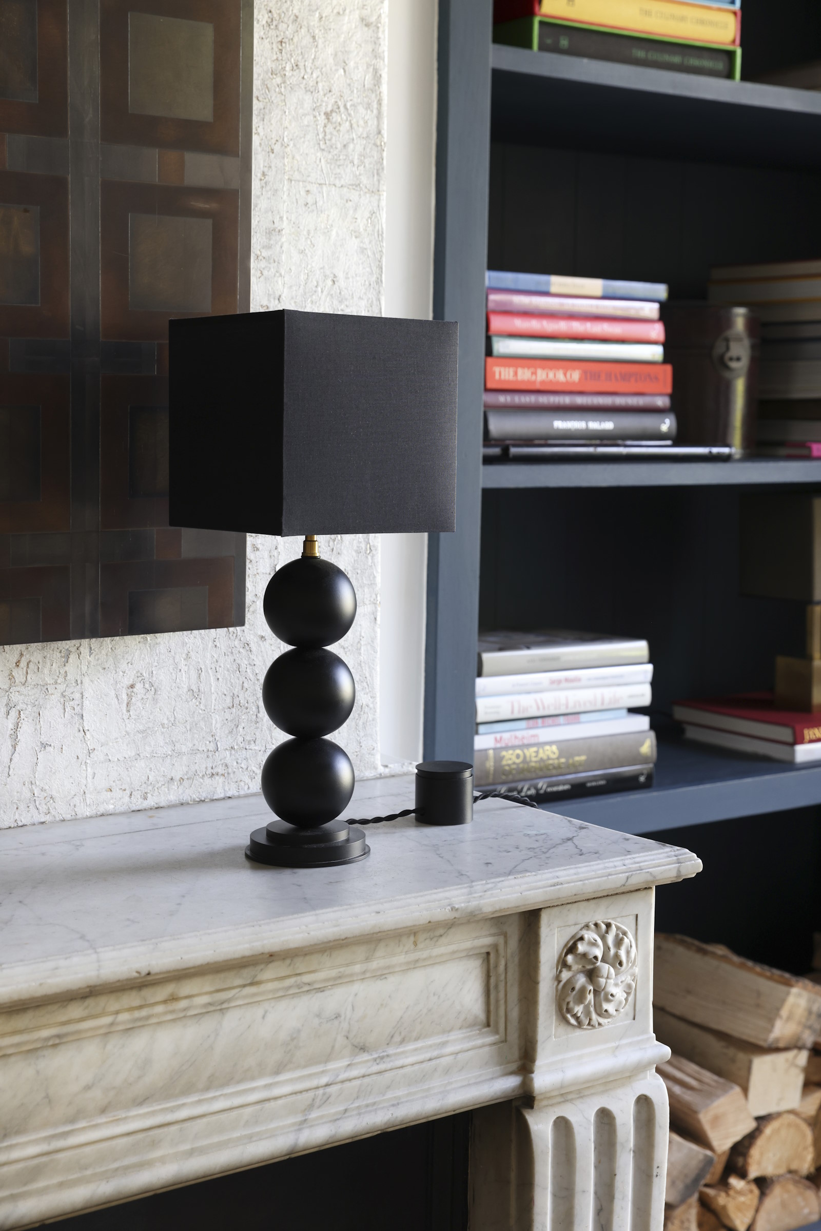 Black Brass Ball lamp